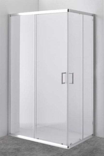 MB tuš kabina kvadratna slide, krom